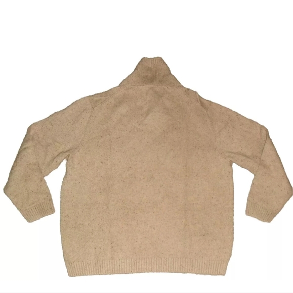 Roundtree & Yorke $75 Mens Tan Collared Cotton Polyester Sweater sz. XL New Tags - Picture 5 of 5